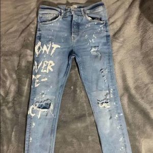 Zara Overract Jeans